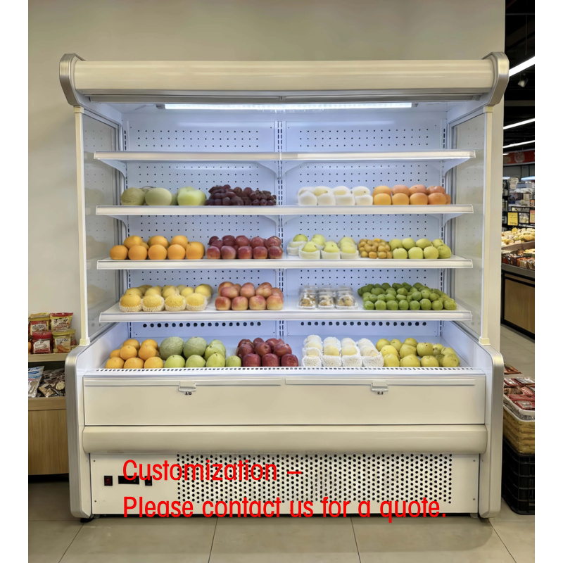 Commercial Chest Freezer - ثلاجة عرض مفتوحة متعددة الأرفف للبقالة