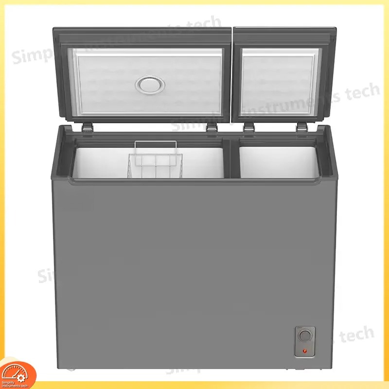 ثلاجة منزلية كبيرة السعة ببابي - مراجعة Commercial Chest Freezer وسعره