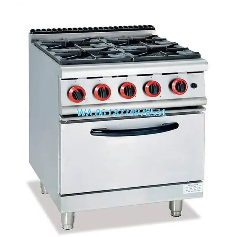 موقد غاز تجاري بأربعة شعلات مع - مراجعة Range Commercial Kitchen وسعره