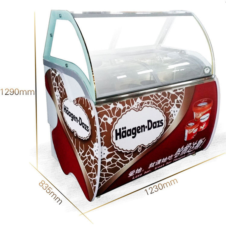 فريزر عرض الآيس كريم التجاري م - مراجعة Commercial Chest Freezer وسعره