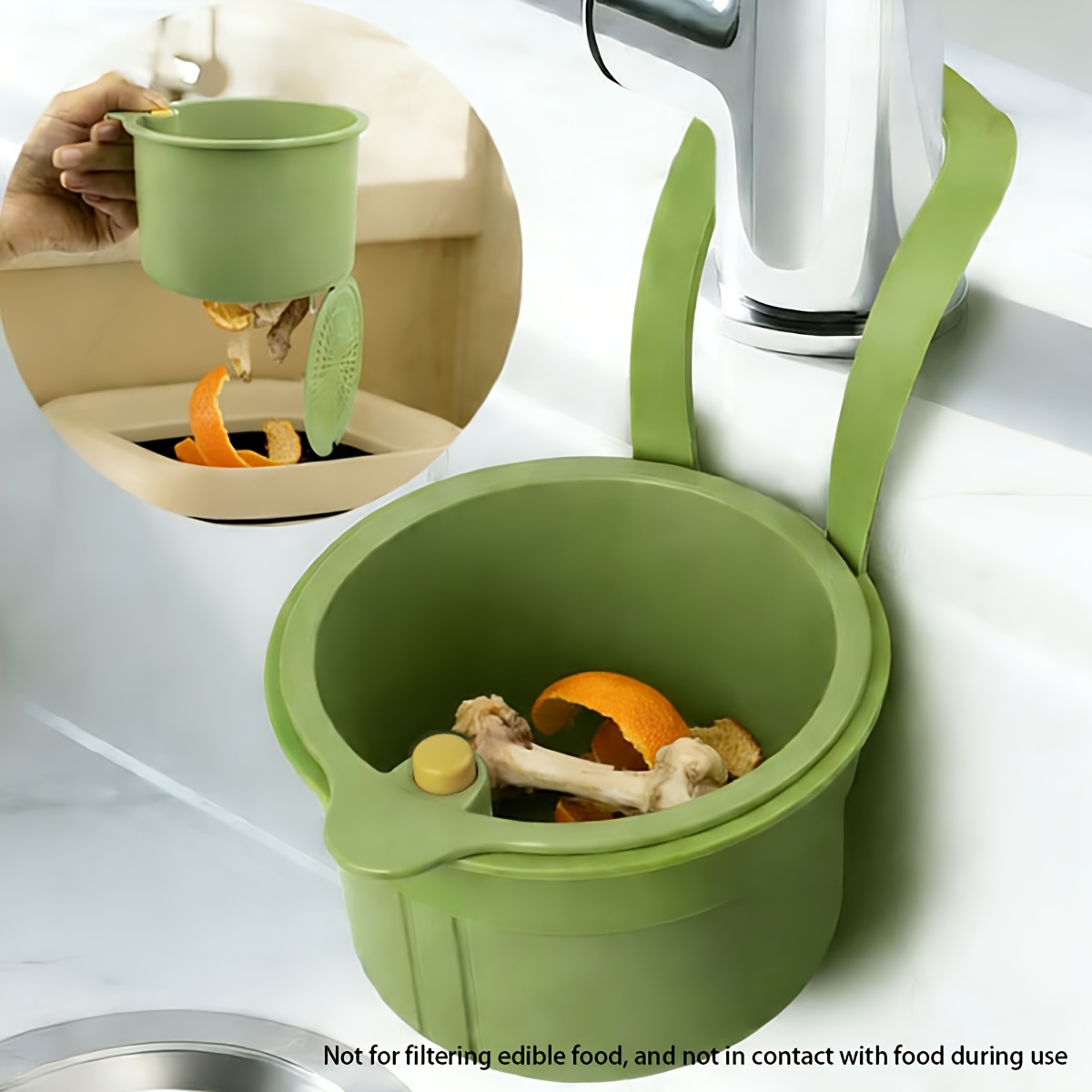 سلة فلتر نفايات الطعام المعلقة - مراجعة Commercial Kitchen Bin وسعره